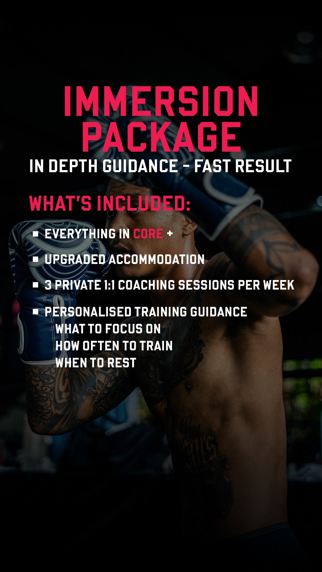 IMMERSION PACKAGE