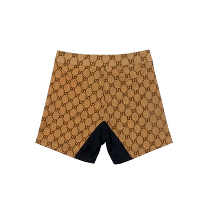 "GUCCI" BROWN MMA SHORTS