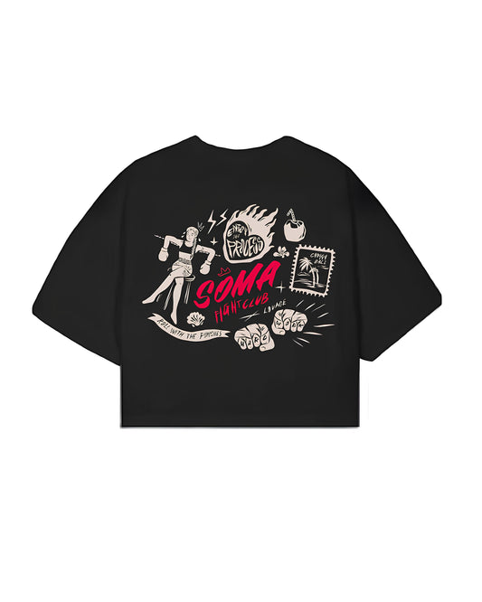 SOMA X LOVAGE CROP TOP TEE WOMEN