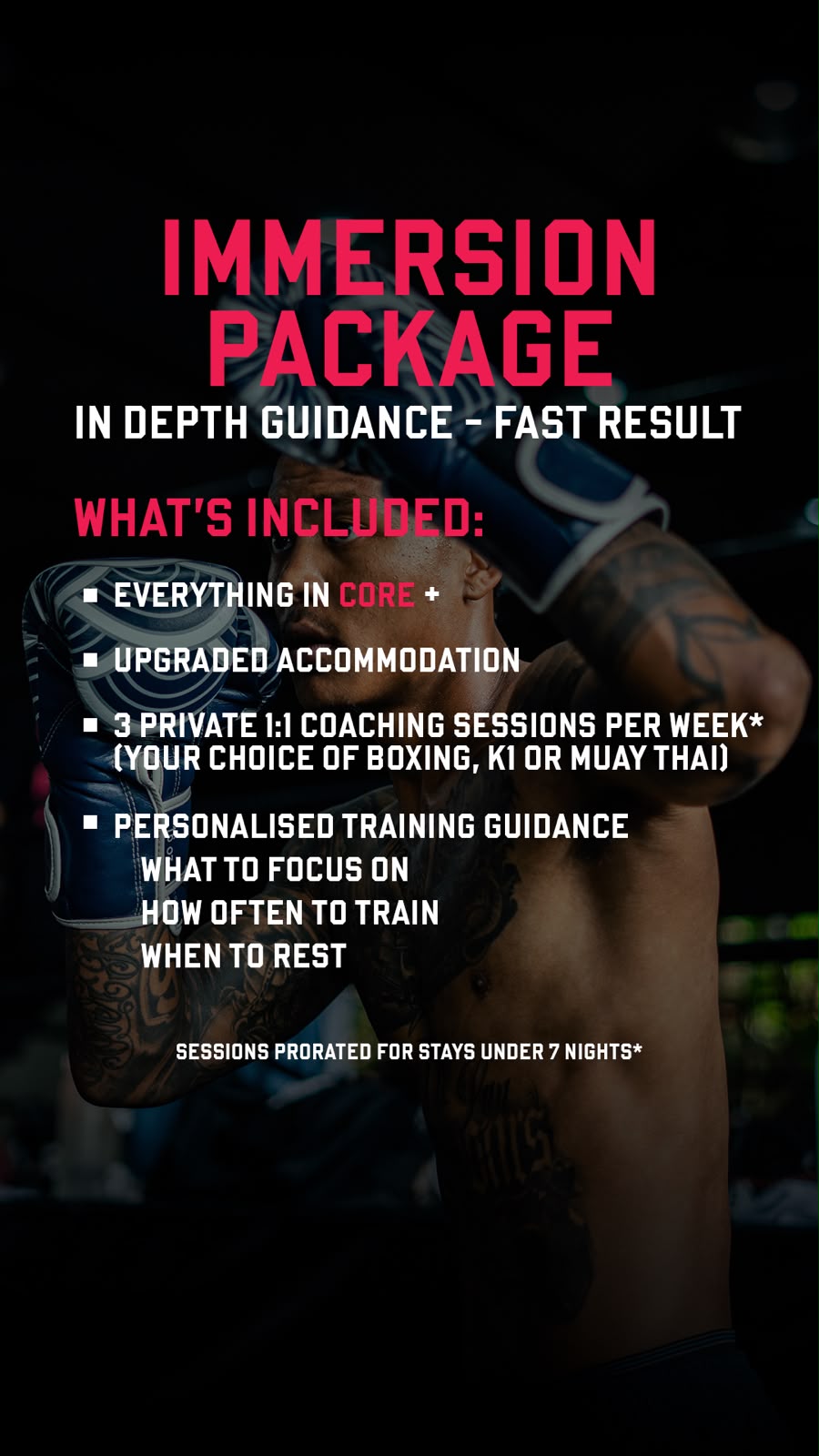 IMMERSION PACKAGE